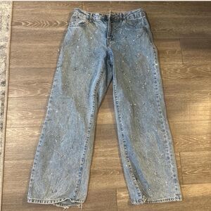 Forever 21 Distressed Blue Jeans